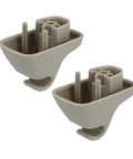 Gray Sun Visor Retainer Clip For Ram 1500 2500 3500 4500 5500 1HS09BD1AA 2 Pack Fits Dodge Ram Models 2009 To 2019