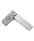 63x40mm steel machinist square right-angle ruler with brushed finish for precision woodworking