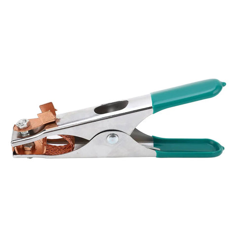 Super Heavy Duty 300A Welding Ground Clamp With Premium Copper Build for Rock Hard Grip and High Current Stability.