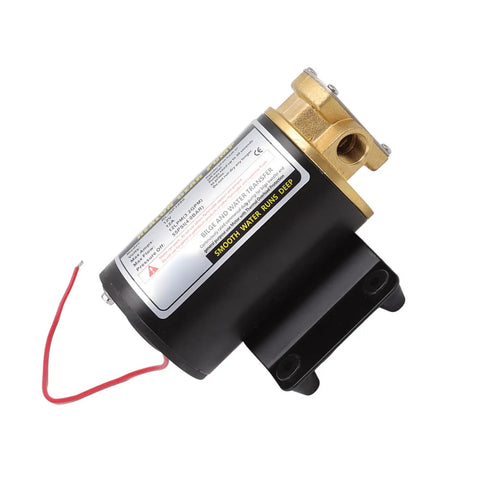 12V Electric Gear Oil Pump With Thermal Protection Motor, High Pressure Brass Transfer Pump For Engine Oil And Transmission Fluids, Built In Overheat Safeguard For Heavy Duty Tasks, Durable And Reliable Design