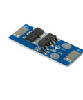 Five Pack 1S Lithium Iron Phosphate Bms Pro Board For 18650 Cells With 16 Amp Draw Support And Hella Reliable Overcharge Protection Circuitry Built Different, close-up of BMS board with electronic components.