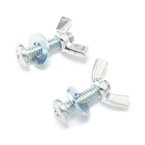 Ten Sets Screw Bolts With Wing Nuts And Washers One Quarter Twenty Hand Tighten Wing Nuts And One Quarter Twenty By One Inch Phillips Head Screws