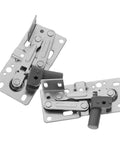 45 Degree Flip Down Soft Close Cabinet Hinges with Spring Damping for Wooden Furniture Doors and Kitchen Cabinets, 1 Pair