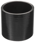 Heavy Duty Silicone Hose Coupler Connector Hydraulic Systems Black Rubber Fitting Durable Easy Install Swap Out Secure Connection close-up