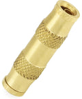 One Quarter Inch Push To Connect Pneumatic Fittings Set Of 20 For Air Hose And Compressor Quick Connects, brass fitting close-up