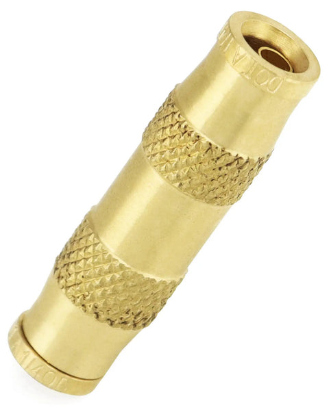 One Quarter Inch Push To Connect Pneumatic Fittings Set Of 20 For Air Hose And Compressor Quick Connects, brass fitting close-up