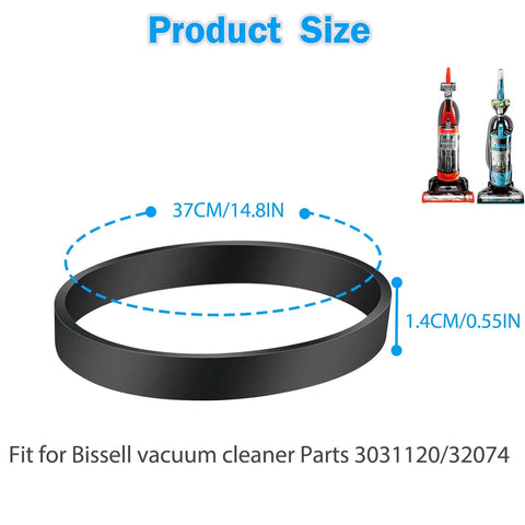 Replacement Vacuum Belt For Cleanview Swivel Pet Upright Bagless And PowerLifter Vacuum Cleaners, shown in size 37cm.