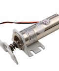 12V Electric Cabinet Lock With Fail-Safe Release, 110 Lb Holding Force, Heavy-Duty Metal Construction in silver finish