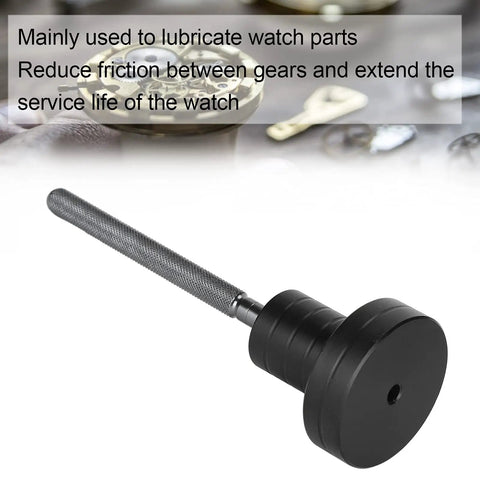Automatic Watch Lubricant Oiler Pen For Pros And Hobbyists, precision oil applicator with textured alloy rod and plastic base