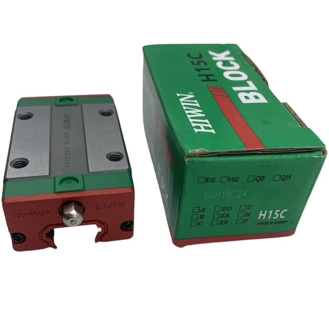 EGH15 Series Linear Guide Block For Precision CNC And 3D Printer Motion Control, Heavy Duty Carriage With High Rigidity Gothic Arch Bearings, Ball Retainer System, Ideal For Automation And Semiconductor Equipment. Linear guide block with box