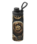 Steampunk Gears Print Insulated Water Bottle For Gym Outdoor Travel And Office Use Built For Your Active Lifestyle Durable Double Wall