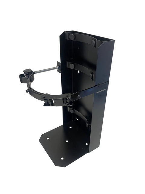 Heavy Duty Hanging Bracket For 8 Inch Co2 Carbon Dioxide And Dry Chemical Fire Cylinders Rig Ready Mount For Trucks And Shops Locks Down Your Safety Gear Dead Simple Zero Hassle Installation Guaranteed Quick Setup