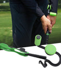 Golf Swing Trainer With Instant Feel Feedback And Grip Trainer For Beginners in use on golf course