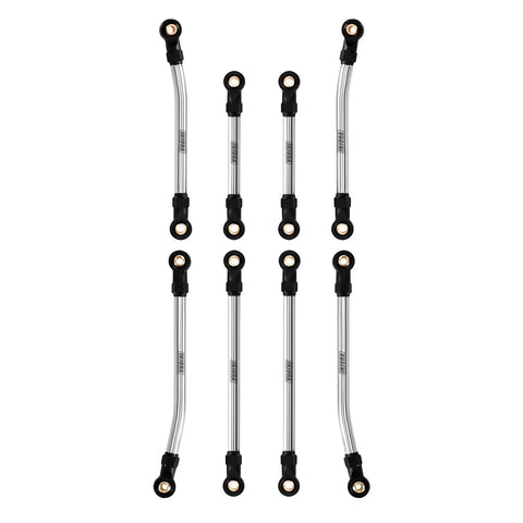 High Clearance Stainless Steel Chassis Links Set For 1 18 RC Crawler Upgrade Fits Redcat Ascent 18 And Scout II Bent Links