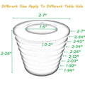 Outdoor Patio Umbrella Cone Wedge Fits 1.5 Inch Pole For Table Hole Openings Or Parasol Base Stands Easy Install And Secure Fit