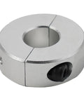Heavy Duty Double Split Shaft Collar Clamp 13mm To 30mm Aluminum Alloy Fixed Ring Zinc Plated Black Oxide 15mm ID