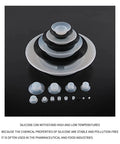 PA PFG Series Industrial Pneumatic Suction Cup Manipulator Accessory Rubber Chuck Gripper For Vacuum Lifting Automation With Pa 35s Design and Reliable Performance, various silicone suction cups stacked.