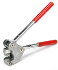100 Pcs Round Lead Seals Kit With Easy Grip Sealing Pliers And Crimper, red handle, durable metal construction