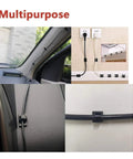 40 Pack Cable Clips With Strong Adhesive Tape For Wire Organization And Cord Management In Car, Office, And Home