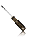 Pro Grade Phillips Screwdriver Size 2 By 4 Inch With Magnetic Cr Mo Steel Blade, heat treated with antislip grip.