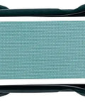 Top view of 2 In 1 Garden Kneeler Bench With Tools Pouch Folding Garden Stool showing folded legs and green ergonomic kneeling pad