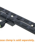 Universal 300mm Lengthened Quick Release Plate Slide Rail With D Ring Screw For Tripod Ball Head DSLR Camera Arca Swiss Compatible