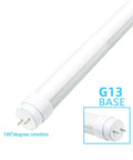 12-30V 18 Inch LED Tube Replacement For Automotive RV Marine 7W 5500K Daylight White Frosted Lens Rotatable End Caps G13 Base