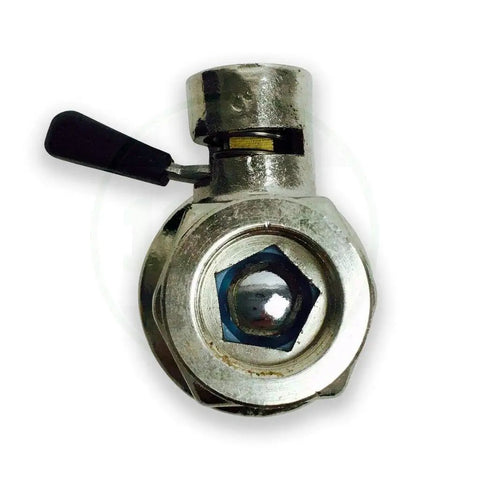 Oil Drain Valve 27mm 2.0 Thread Size Silver Engine Sump Drain No Fuss Easy Oil Changes Durable Chrome Silver Finish