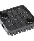 Straight Up Premium Style Push Block Replacement For Nemco 55500 Vegetable Dicer And 55450 French Fry Cutter Safety Feed Paddle, black, square design.