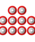 Nylon Grinding Wheels Set for Power Grinders, red abrasive wheels for metalworking, polishing discs for jewelry and glass, 10-pack
