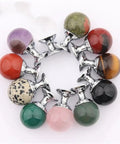 Slick Crystal Sphere Drawer Knobs Plus Heavy Duty Cabinet Grips For Smooth Operation Kitchen Cabinets And Closet Pulls Top Shelf Nifty Hardware Set Of Two in a variety of colors with chrome bases.