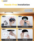 Installation process of Six Pack 4 Inch LED Recessed Light Dimmable 5000K Daylight 750LM Ultra Thin Canless Wafer Ceiling Light Fixture