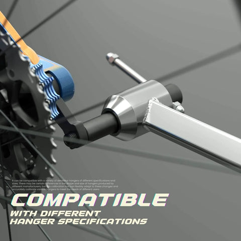 Derailleur Hanger Alignment Tool For 20 To 29 Inch Wheels No Fuss Realignment Gauge For Rear Derailleur on bike wheel