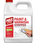 Kickass Heavy Duty Paint And Varnish Stripper Gel For Wood And Metal, Dead Simple Non Toxic Formula in 1 quart jar.