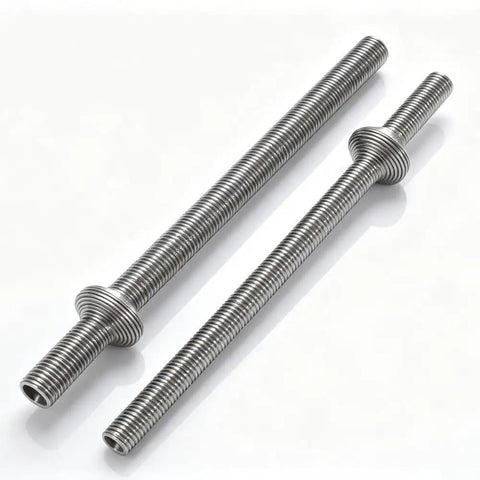 Complete Stainless Steel Threading Kit For Electrical Installations With Two Size Options 0.15mm X 1.2mm X 23cm And 0.15mm X 1.48mm X 24cm Heavy Duty Conduit Threader For DIY Wiring Projects, two threaded rods