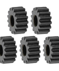 5 Pieces Steel Servo Spur Gears With 24 Tooth Internal Spline Module 0.8 Pro Grade Heavy Duty Industrial Gears arranged in rows