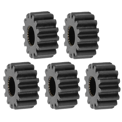 5 Pieces Steel Servo Spur Gears With 24 Tooth Internal Spline Module 0.8 Pro Grade Heavy Duty Industrial Gears arranged in rows