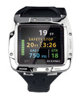 VTX Scuba Diving Computer Receiver Only With Ultra Bright Full Color OLED Display showcasing dive data on face