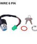 6-wire ignition coil lock kit with keys and components for Motorcycle Ignition Key Lock Set For 12V Switches And 6 Wire Systems Dirt Bike