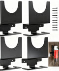 4 Pack Angle Grinder Holder Wall Mount Bracket For 5 Inch Grinders Polisher Storage Rack Stand With Cord Hook and screws