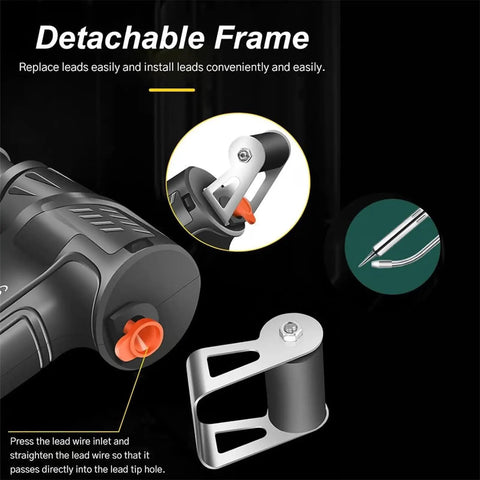 Three In One Do It All Industrial Welding And Cutting Machine with detachable frame details and lead wire inlet