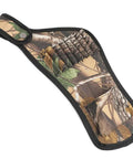 Waist Belt Crossbow Arrow Quiver Holder with Camo Strap Lightweight Carrier for Outdoor Hunting