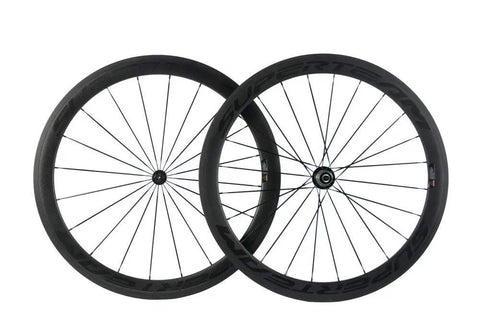 50mm 23mm Carbon Road Wheelset 700c Clincher For Aero Performance, Matte 3K Braking Surface, Lightweight 1630g Per Pair