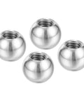 M5x10mm Ball Nuts Knob Set 4 Pack Stainless Steel 304 Female Thread Round Blind Hole Screw Caps Silver Great For Lighting Rigs
