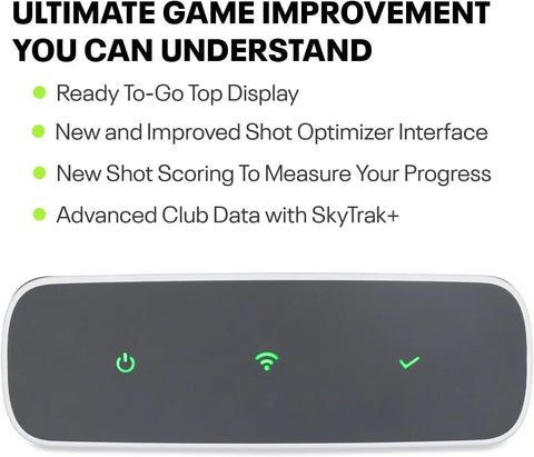Ready display of Launch Monitor And Golf Simulator Bundle With Dual Doppler Radar And 100K Courses For Indoor And Outdoor Practice