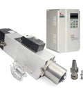 ATC Spindle With Automatic Tool Change, Air Cooled Beefed Up 4.5KW BT30 CNC Router Spindle Motor, inverter VFD kit included