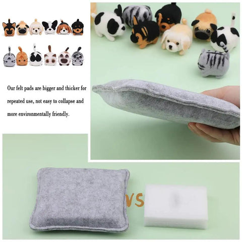 Needle Felting Kit For DIY Craft Lovers Dope 12 Piece Starter Set With Wool Instructions 12 Felting Needles Premium Felt Mat And Supplies
