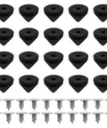 Hella Secure 6mm Black Replacement Studs And Screws For Dope Diy Shoe Decor Craft Leather Projects Kicks Up Fresh Style With Simple Screw On Assembly That Is Built To Last.