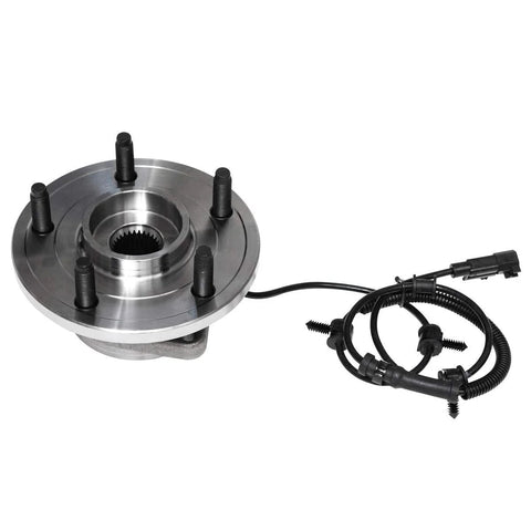 Replacement Front Wheel Hub And Bearing Assembly For 2005 2010 Grand Cherokee And 2006 2010 Commander With 5 Lug And ABS AUQDD 513234 OE Style Ready To Roll Maintenance Free Bolt On Easy Install Wheel Hub Bearing Unit