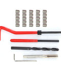 30 Piece Pro Grade Thread Repair Kit with Stainless Steel M6x1 Threaded Inserts for aluminum alloy auto parts and machinery